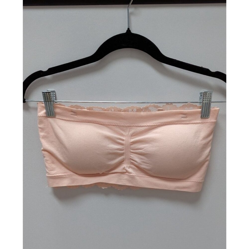 Marilyn Monroe Pink Lace-Back Bandeau Bra